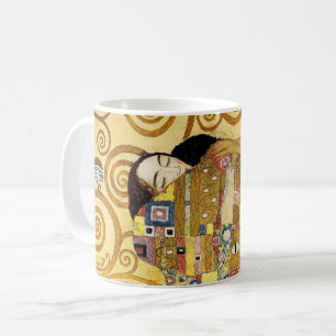 Gustav Klimt , “ The hug ” コーヒーマグカップ