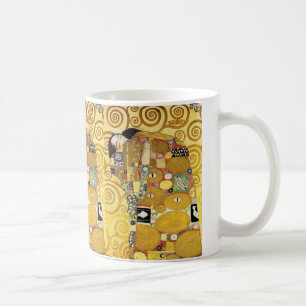 Gustav Klimt , “ The hug ” コーヒーマグカップ