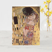 Gustav Klimt ~ the Kiss カード (黄色い花)
