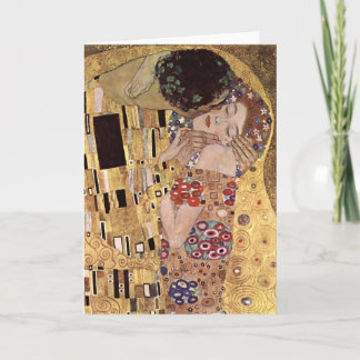 Gustav Klimt ~ the Kiss カード