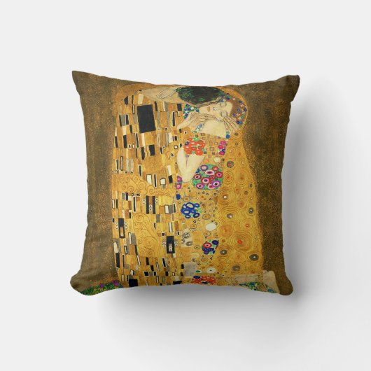 Gustav Klimt , The Kiss クッション (正面)