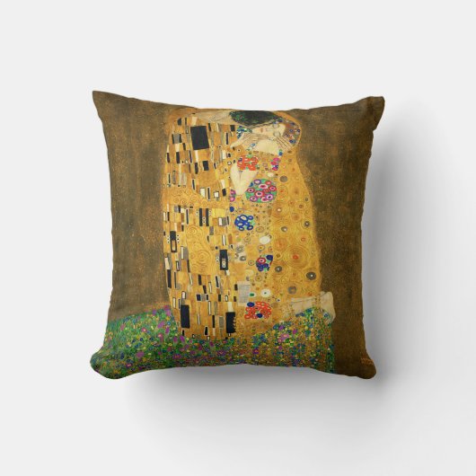 Gustav Klimt , The Kiss クッション (正面)