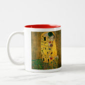 Gustav Klimt , The Kiss ツートーンマグカップ (左)