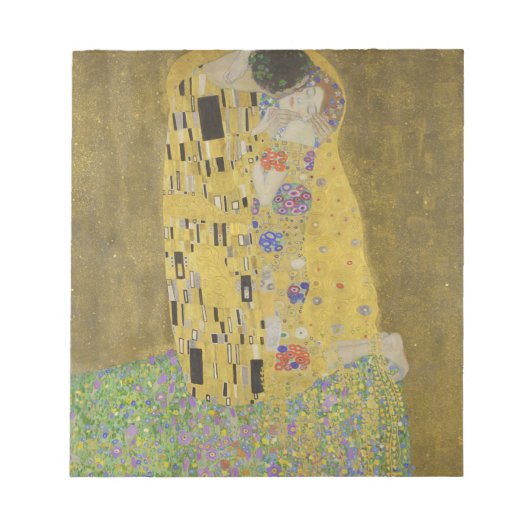 Gustav Klimt "The Kiss" ノートパッド (正面)