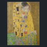 Gustav Klimt "The Kiss" ノートブック<br><div class="desc">Gustav Klimt 's masterpiece: "The Kiss". “The Kiss, ” created by the Austrian painter Gustav Klimt. It’s considered to be his most famous work. He painted it between the years 1907 and 1908, which were the highpoint of his “Golden Period, ” when he painted a number of works utilizing gold...</div>