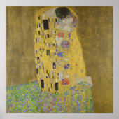 Gustav Klimt The Kiss ポスター (正面)