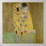 Gustav Klimt - The Kiss ポスター<br><div class="desc">Gustav Klimt  - The kiss</div>