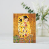Gustav Klimt "The Kiss" ポストカード (スタンド正面)