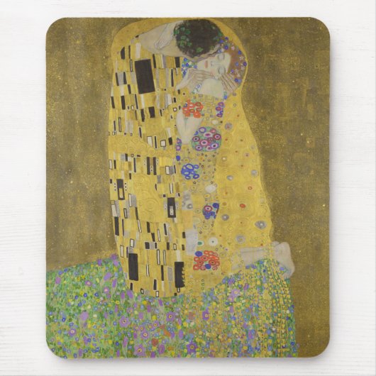 Gustav Klimt "The Kiss" マウスパッド (正面)