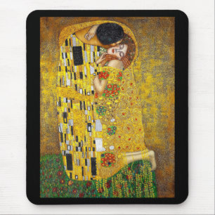 Gustav Klimt , “ The Kiss ” マウスパッド