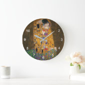Gustav Klimt , “ The Kiss ” ラージ壁時計 (ホーム)