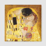 Gustav Klimt The Kiss Classic Painting マグネット<br><div class="desc">Gustav Klimt The Kiss Gustav Klimt used real gold in his beautiful work of art nouveau women and decorative art. This Klimt painting was called "The Kiss" and is the most well-known art nouveau work he ever painted. The Gustav Klimt painting is of an art nouveau woman and man in...</div>