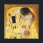 Gustav Klimt The Kiss Classic Painting マグネット<br><div class="desc">Gustav Klimt The Kiss Gustav Klimt used real gold in his beautiful work of art nouveau women and decorative art. This Klimt painting was called "The Kiss" and is the most well-known art nouveau work he ever painted. The Gustav Klimt painting is of an art nouveau woman and man in...</div>