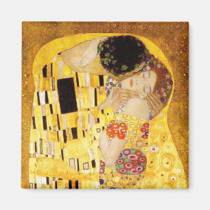 Gustav Klimt The Kiss Classic Painting マグネット