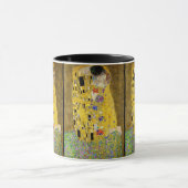 Gustav Klimt – The Kiss – Custom Text マグカップ (中央)