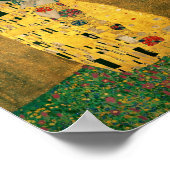 Gustav Klimt  - The Kiss (El Beso, Le Baiser) ポスター (角)