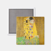 Gustav Klimt The Kiss Fine Art マグネット (正面/裏面)