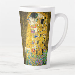 Gustav Klimt - The Kiss / Valentine's Day カフェラテマグ