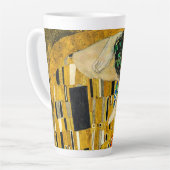 Gustav Klimt - The Kiss / Valentine's Day カフェラテマグ (左アングル)