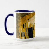 Gustav Klimt - The Kiss / Valentine's Day Art マグカップ (左)