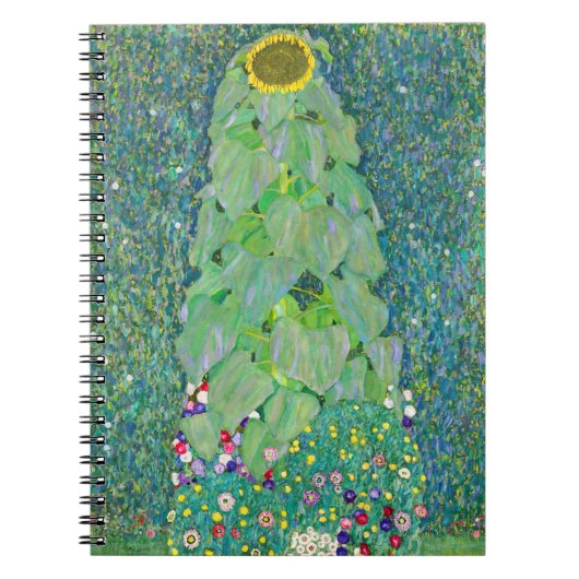 Gustav Klimt - The Sunflower ノートブック (正面)