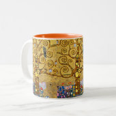 Gustav Klimt , The Tree of Life ツートーンマグカップ (正面左)