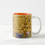 Gustav Klimt , The Tree of Life ツートーンマグカップ<br><div class="desc">私はGustav Klimtが好きな人のためにこの製品を作りました。</div>