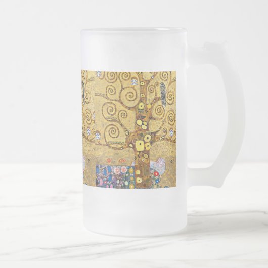 Gustav Klimt , The Tree of Life フロストグラスビールジョッキ (右)