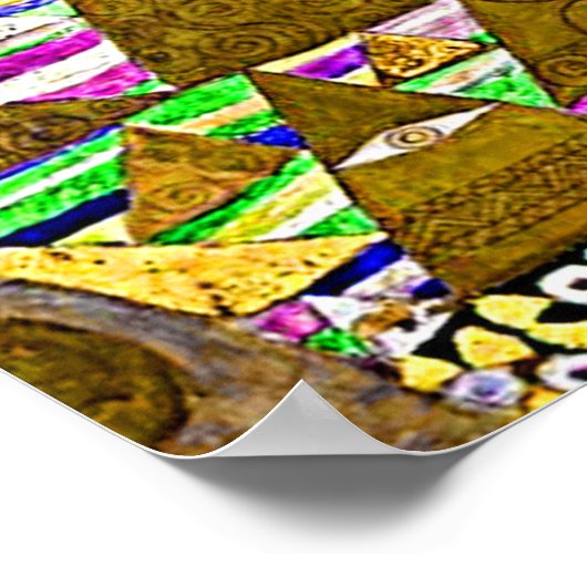 Gustav Klimt 'The Tree Of Life' ポスター (角)