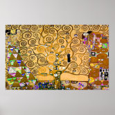 【要注意商品】ポスター グスタフ クリムト The Tree of Life ツリーオブライフグスタフクリムト新しい ポスター | Zazzle.co.jp