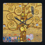 Gustav Klimt , “ Tree of life ” スクエア壁時計<br><div class="desc">私はKlimtが好きな人のためにこの製品を作りました。</div>