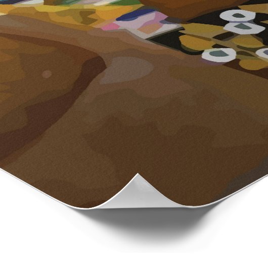 Gustav Klimt Tree Of Life ポスター (角)