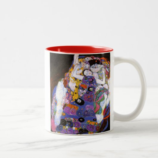 Gustav Klimt , Virgins ツートーンマグカップ (右)