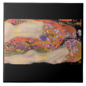 Gustav Klimt , “ Water Serpents II (girlfriends) ” タイル (正面)