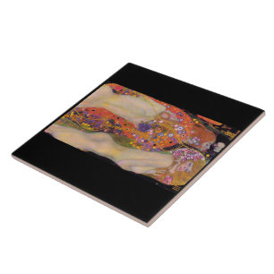 Gustav Klimt , “ Water Serpents II (girlfriends) ” タイル