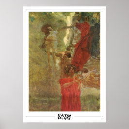 Gustav Klimt Zedign Art Poster #562 ポスター