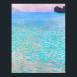Gustav Klimt's Attersee  famous painting.  ポスター<br><div class="desc">Gustav Klimt's Attersee  famous painting.  Poster.</div>