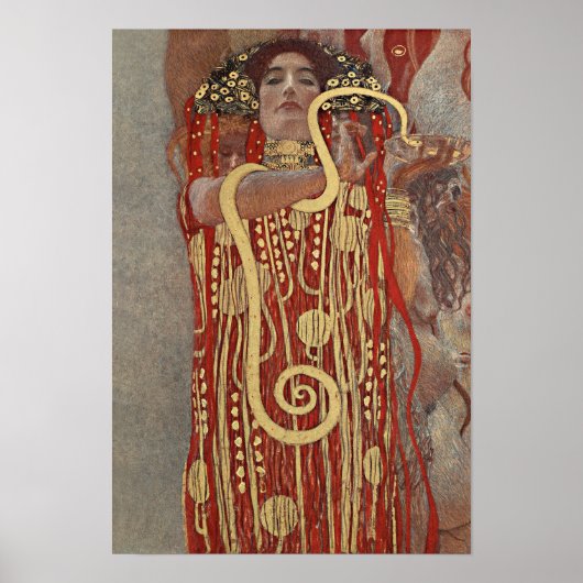 Gustav Klimt's Hygieia ポスター (正面)