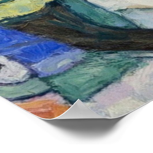 Gustav Klimt's Portrait of Friederike Maria   ポスター (角)