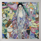 Gustav Klimt's Portrait of Friederike Maria   ポスター (正面)