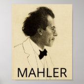 Gustav Mahler (1902, portrait) ポスター (正面)