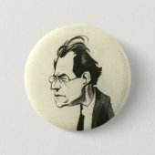 Gustav Mahler button 缶バッジ (正面)