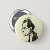 Gustav Mahler button 缶バッジ (正面&裏面)