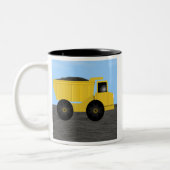 Gustaveダンプトパーソナライズされたラック名Mug ツートーンマグカップ (左)