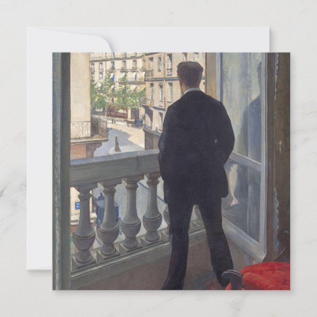 Gustave CaillebotteのYoung Man at His Window (正面)