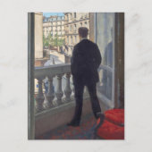 Gustave CaillebotteのYoung Man at His Window ポストカード (正面)