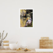 Gustave Caillebotte著「ポチェ・アラ・リニュ」 ポスター (キッチン)