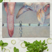 Gustave Caillebotte – ふくらはぎの頭と牛の舌 キッチンタオル (折り畳み)