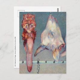 Gustave Caillebotte – ふくらはぎの頭と牛の舌 ポストカード