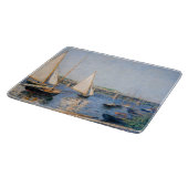 Gustave Caillebotte – アルジェンテウイルのセーリングボート カッティングボード (角)